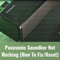 Flatscreen the with soundbar below