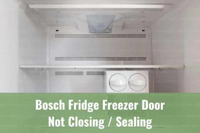 Inside of the fridge freezer