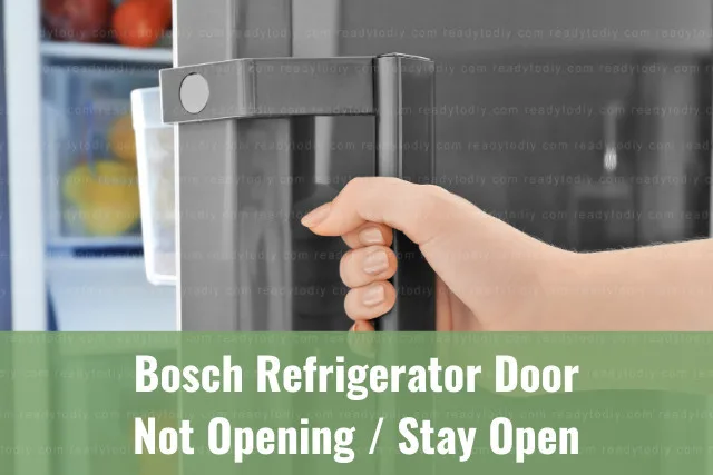 checking the refrigerator