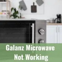 Microwave in the kitchen