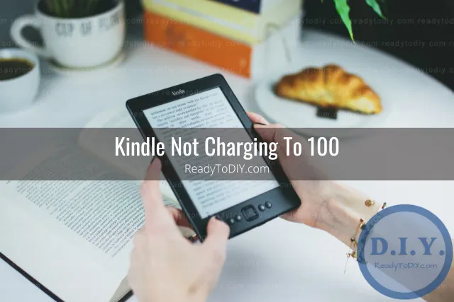 Black tablet on the table