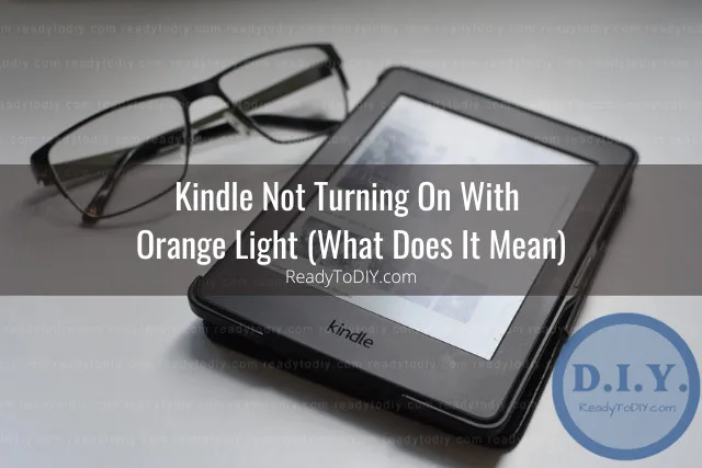 Black kindle on the table