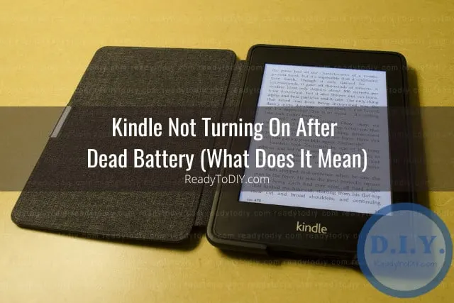 Black kindle on the table