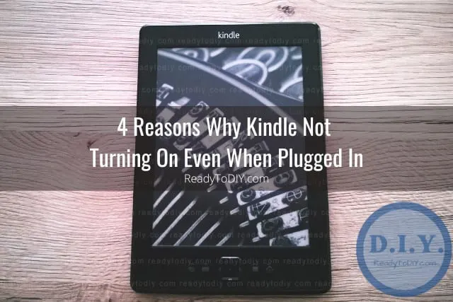 Black kindle on the table
