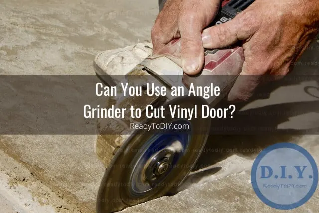 Tool to cut vinyl door