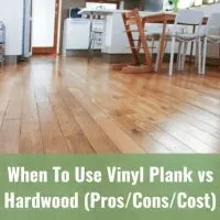 Clean wood floor