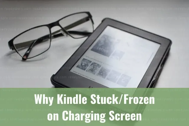 Black kindle on the table