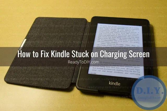 Black kindle on the table