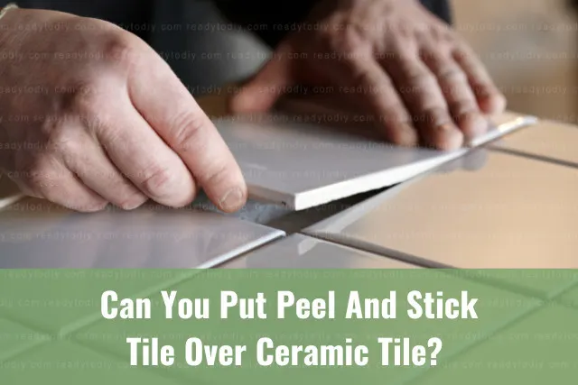 Putting tiles on the floor