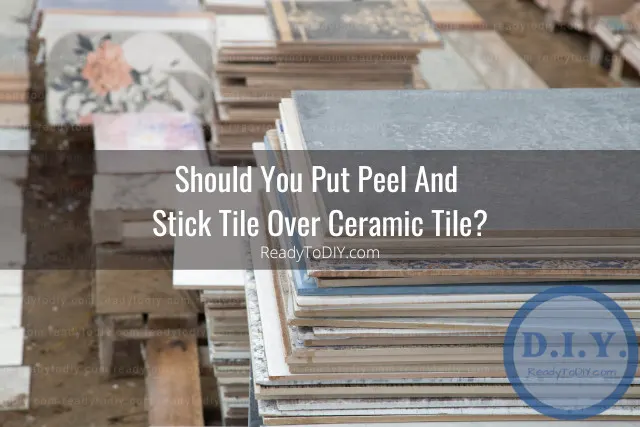 Putting tiles on the floor