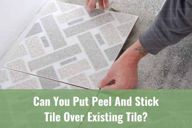 Putting tiles on the floor