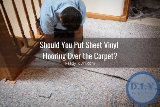Man measuring the carpet