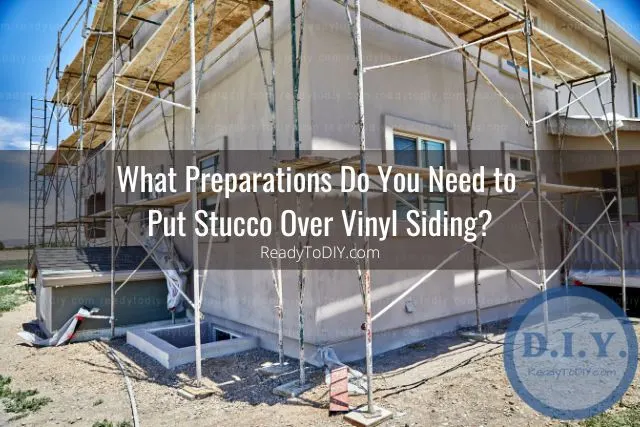 Stucco wall house installation