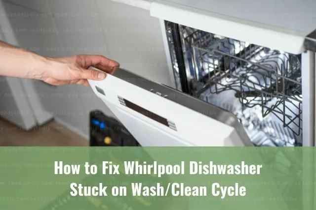 Checking the diswasher