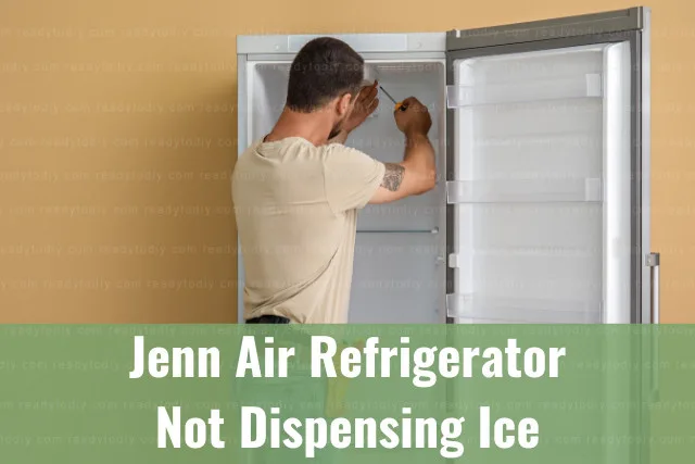 Man fixing the refrigerator