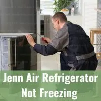 Man fixing the refrigerator