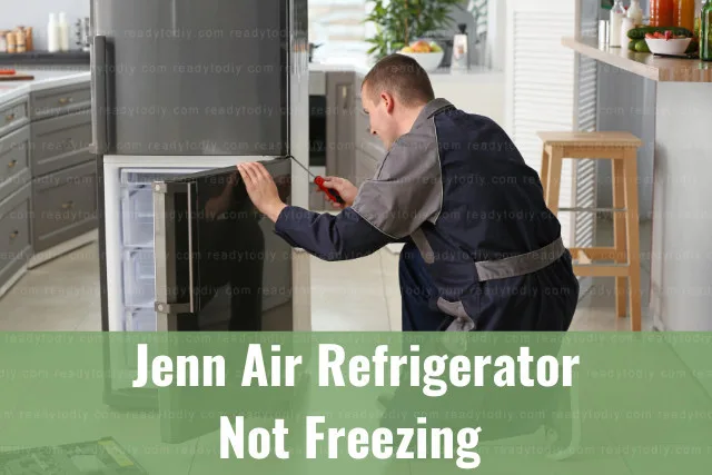 Man fixing the refrigerator