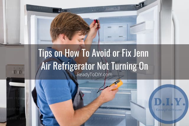 Man fixing the refrigerator