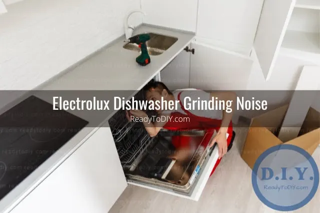 Man fixing the dishwasher