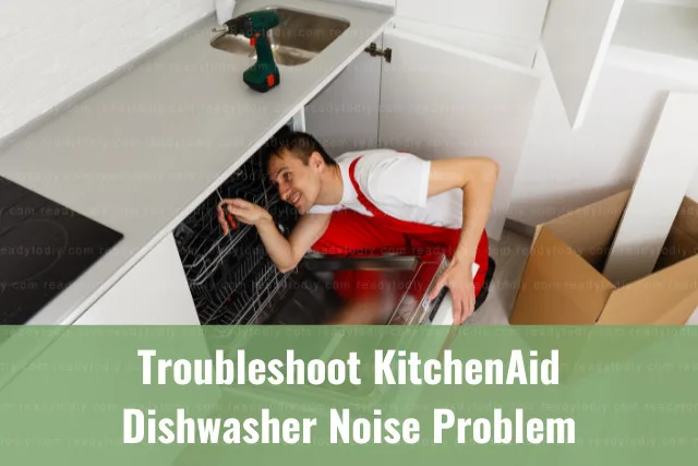 Man fixing the dishwasher