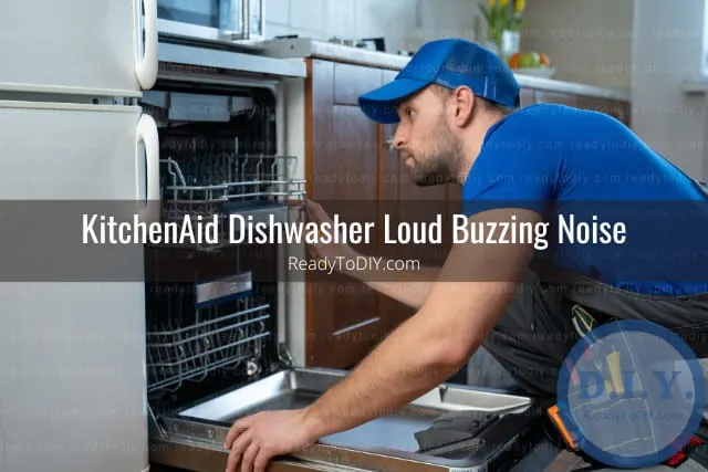 Man fixing the dishwasher