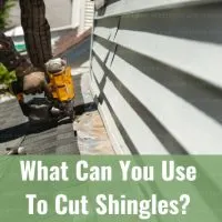 Tools to cut shingles