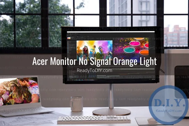 Black Monitor on the desk
