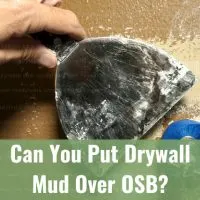 putting mud on the drywall