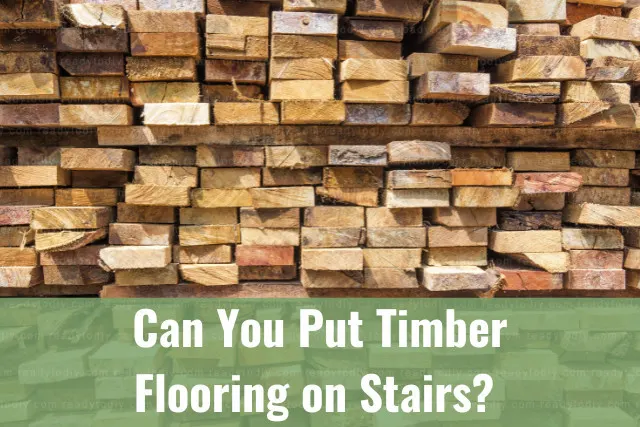 Wooden timber for stairs