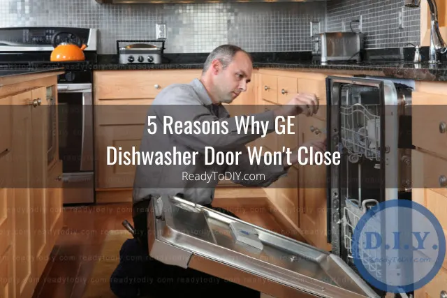 Man fixing the dishwasher