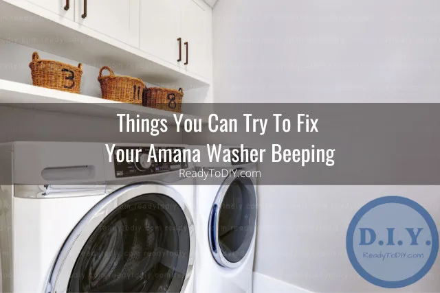 White modern washer