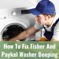 Man fixing the washer
