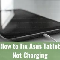 Charging the tablet