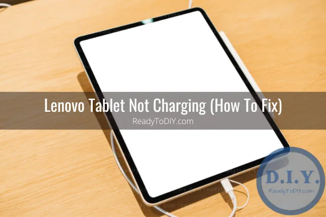 Charging the tablet
