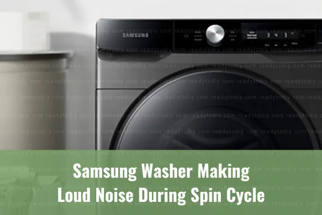 Black washing machine