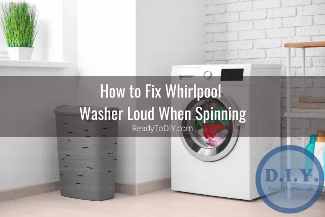 Washing machine with clothes inside