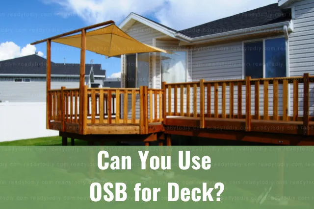 Wooden house deck