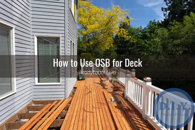 Wooden house deck