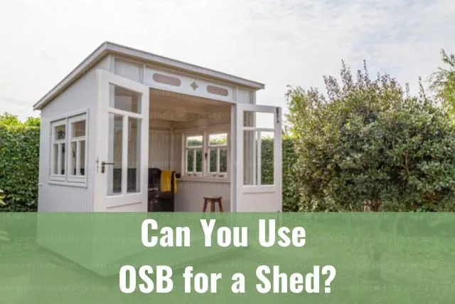 Wooden house shed