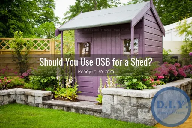 Wooden house shed