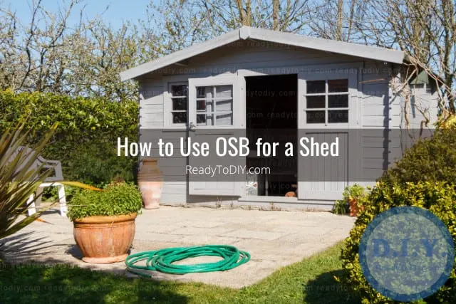 Wooden house shed