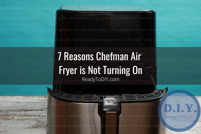 Air fryer with food inside