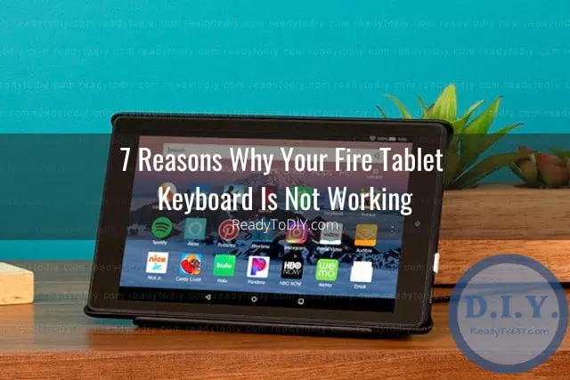 Black tablet on the table