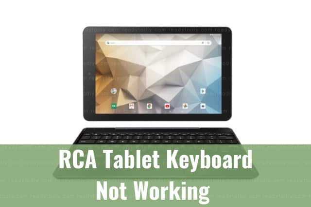 rca voyager tablet keyboard not working