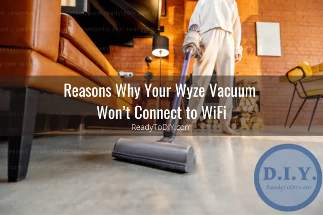 Vacuum cleaning the floor