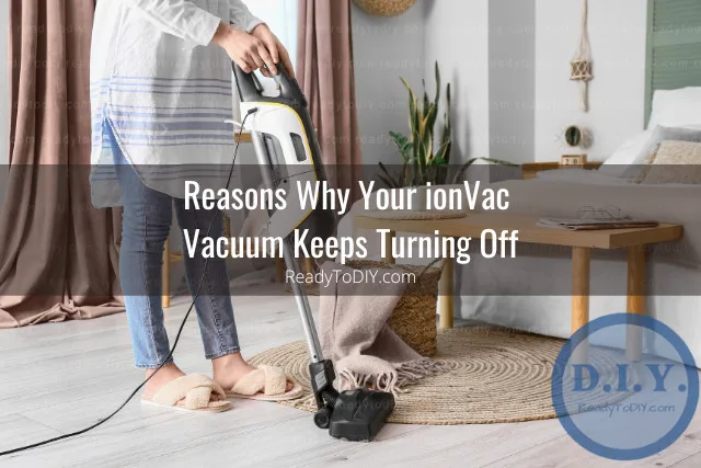 Vacuum cleaning the floor