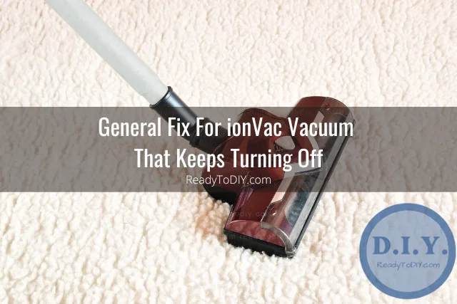 Vacuum cleaning the floor