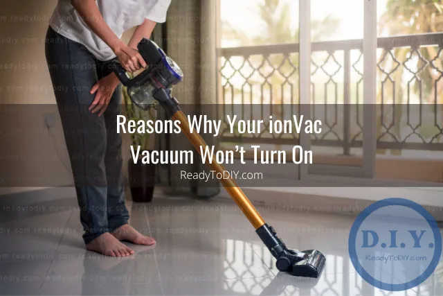 Vacuum cleaning the floor