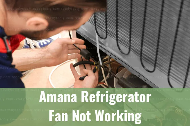 Man fixing the refrigerator