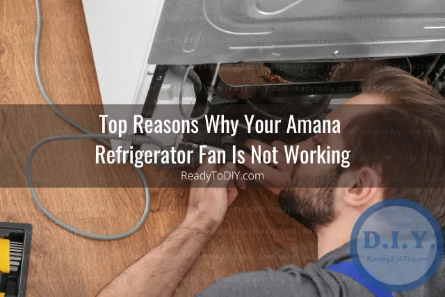 Man fixing the refrigerator